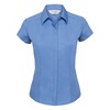 Click to view product details and reviews for Russell 925f Cap Sleeve Easycare Fitted Poplin Blouse.