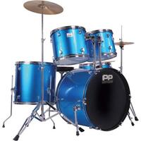 Performance Percussion Blue Full Size Rock Drum Kit