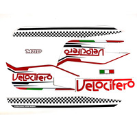 Velocifero chequered Full Sticker Set