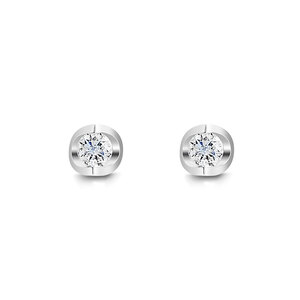 Diamond Tension Set Earrings 030cts