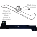 Click to view product details and reviews for Mountfield R H Standard High Lift Cutting Blade 1430 Lawn Tractor.