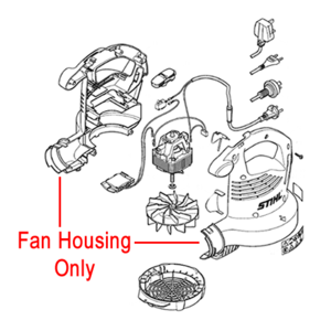 Stihl Fan Housing For Electric Blower 4811 700 4111