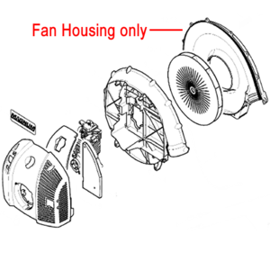 Stihl Fan Housing Outer Br600 4282 701 0701