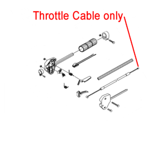 Mitox Brushcutter Multi Tool Throttle Cable Micg26022