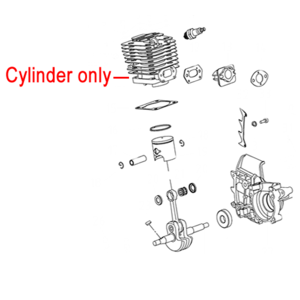 Mitox Chainsaw Cylinder Miyd38 30100 1