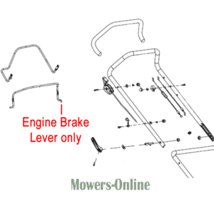 Cobra Opc Engine Brake Lever Lawnmower 23601016901