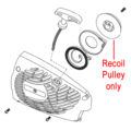 Click to view product details and reviews for Mitox Chainsaw Recoil Pulley Miyd360201 1.