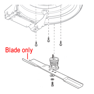 Mountfield Mulching Blade 181004366 2