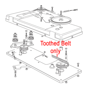 Mountfield Toothed Deck Drive Belt 135065600 0