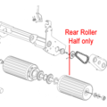 Click to view product details and reviews for Hayter Harrier 56 Rear Roller Half 560031w.