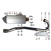 Click to view product details and reviews for M2r M1 250cc Dirt Bike Rear Muffler Silencer.