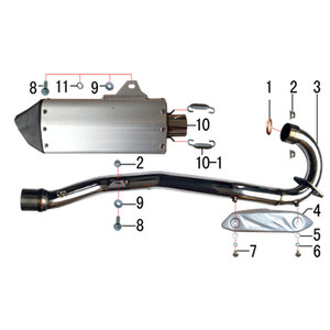 M2r M1 250cc Dirt Bike Rear Muffler Silencer