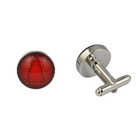 Red Christmas Tree Cufflinks