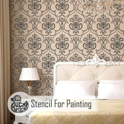 KARIM Damask Stencil