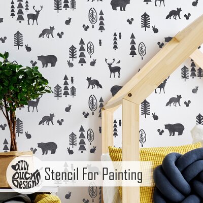NORDIC FOREST Stencil