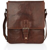 Woodland Leather Mahogany Shoulder Bag - Large - Mahogany
