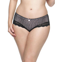 Curvy Kate Roxie Short Brief Black/Sherbet