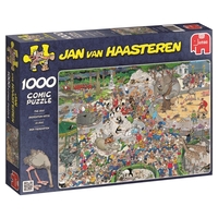 Jumbo Puzzle Jan Van Haasteren 01491 - The Zoo 1000 Piece Jigsaw Puzzle