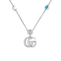 Click to view product details and reviews for Gucci Gg Marmont Interlocking G Pendant.