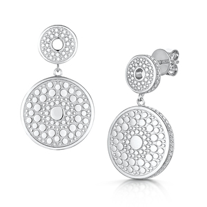Rox Boho Double Disc Stud Earrings