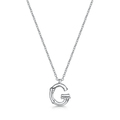 Click to view product details and reviews for Rox Bamboo Sterling Silver Letter G Pendant.