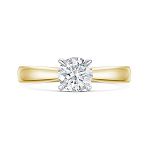Adore Brilliant Cut Diamond Yellow Ring 100cts