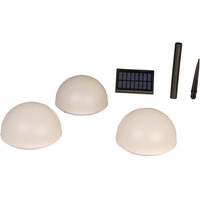 Solar Ground Globe Light with RGBW LEDs - Pack of 3
