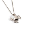 Click to view product details and reviews for Cute Crab Necklace In Silver 16 40cm.