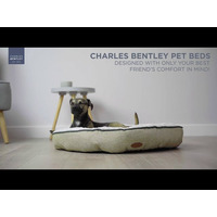 Linen Soft Pet Bed Taupe Small Medium Large