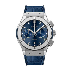 Hublot Classic Fusion Blue Titanium Watch 42mm 541nx7170lr