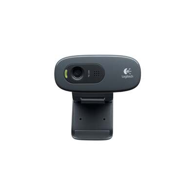 Logitech C270 Webcam - HD 720p USB Webcam - Black - 960-001063