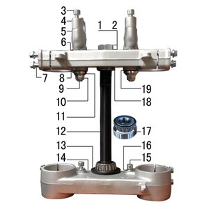 Ten10 250r Dirt Bike Lower Fork Triple Clamp