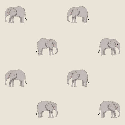 Sophie Allport Elephant Wallpaper Natural 181522