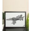 RAF Hawk Jet - Personalised Word Art Print