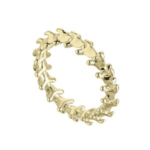 Shaun Leane Serpents Trace Yellow Gold Vermeil Band Ring Size M Code St030yvnarzm