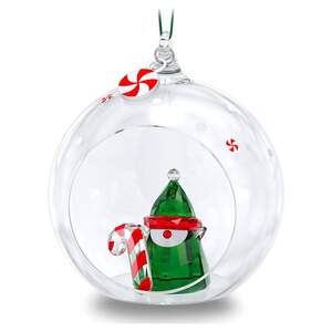 Swarovski Holiday Cheers Santa S Elf Ball Ornament 5596383