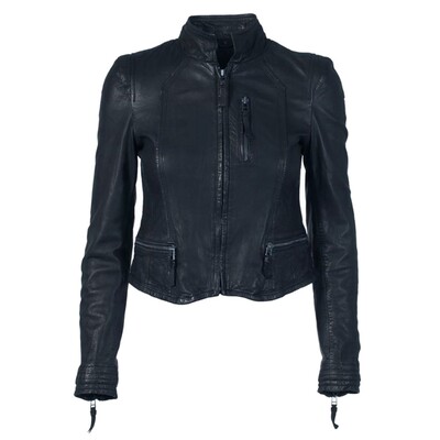 Rucy Leather Jacket - Mood Indigo
