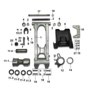 Xtrax Sport 250cc Quad Bike Rear Axle Carrier Assembly