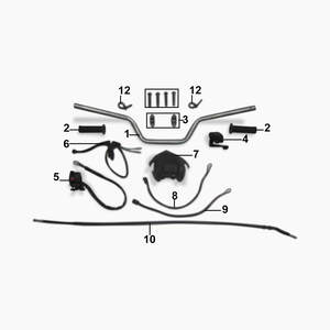 Xtrax Sport 250cc Quad Bike Handlebar Cover