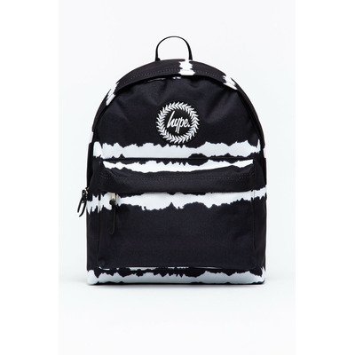 Hype Black Stripe Tie Dye Backpack