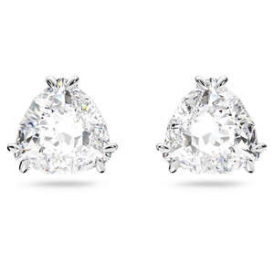 Swarovski Millenia Stud Earrings Trilliant Cut White Rhodium Plated 5619498