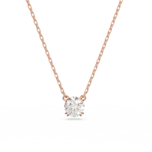 Swarovski Constella Pendant Round Cut White Rose Gold Tone Plated 5636710
