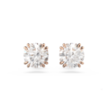 Click to view product details and reviews for Swarovski Constella Stud Earrings Round Cut White Rose Gold Tone Plated 5638801.