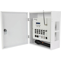 Secure Wall Amplifier 100V with UHF Mic + Media Player - 120W