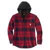 Click to view product details and reviews for Carhartt 105621 Lined Hooded Plaid Shirt Jacket.