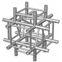 Contestage Quatro290 Truss 6 Way Cross - Aluminium