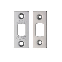 Zoo Hardware Face Plate And Strike Plate Accessory Pack, Satin Stainless Steel - ZLAP02SS SATIN STAINLESS STEEL