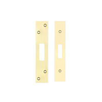 Zoo Hardware Face Plate And Strike Plate Accessory Pack, Polished Brass - ZLAP11BPBUL POLISHED BRASS