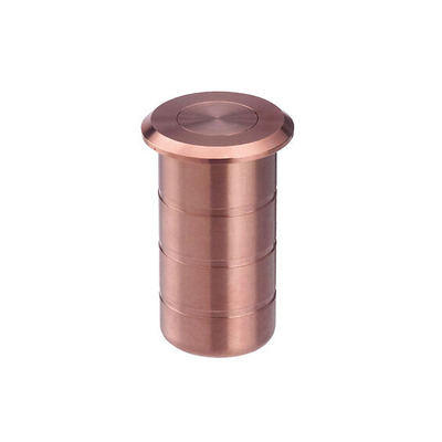Zoo Hardware Dust Excluding Socket For Flush Bolts (Concrete), Tuscan Rose Gold - ZAS14-TRG TUSCAN ROSE GOLD