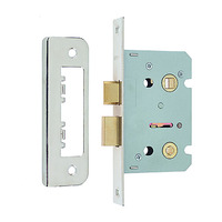 Frelan Hardware Contract Bathroom Lock (65mm OR 76mm), Nickel Plate - JL450NP 76mm (3 INCH) - NICKEL PLATE